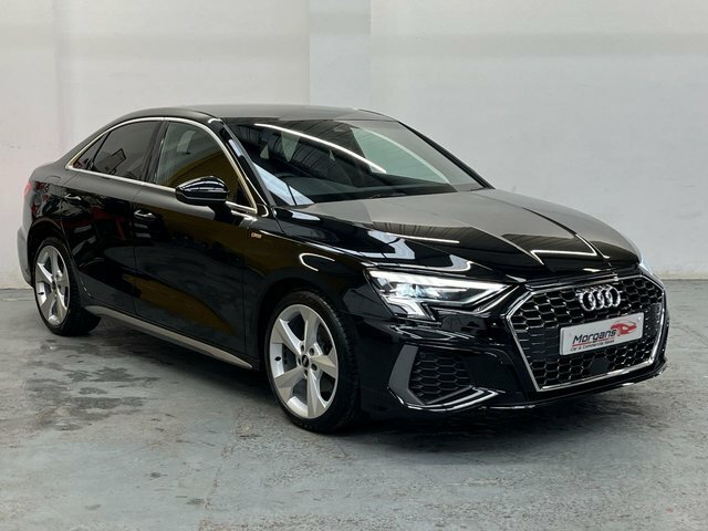 Audi A3 1.0 Tfsi 30 S Line Saloon S Tronic Euro Black #3