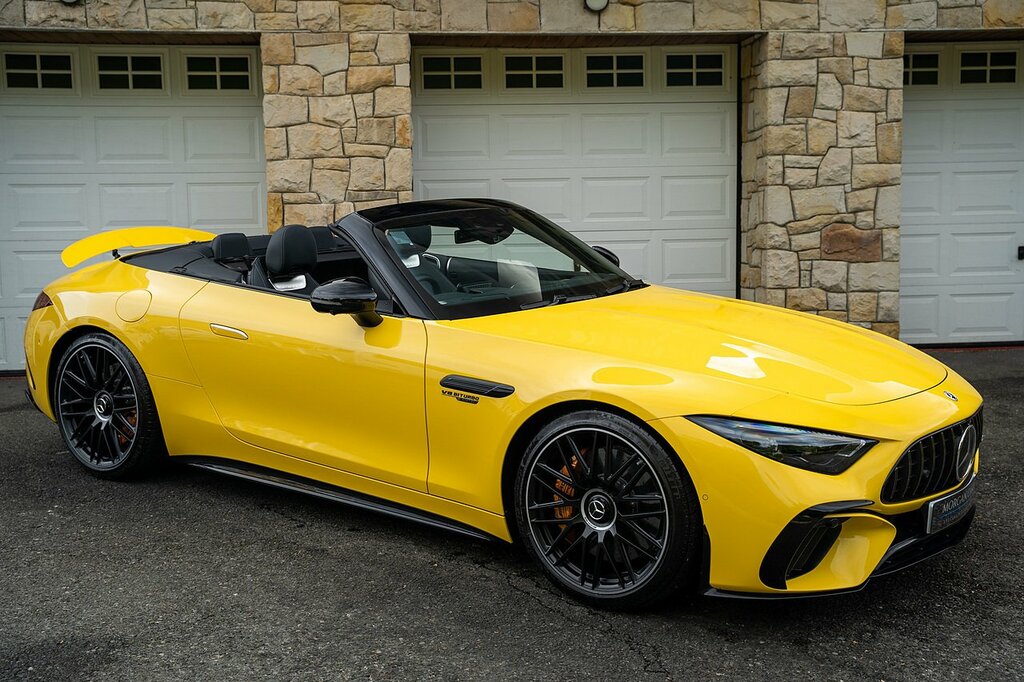 Mercedes-Benz SL Class Convertible White #3