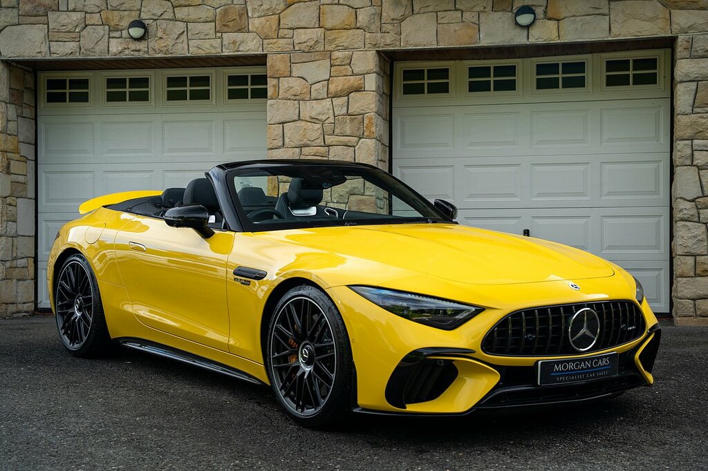 Mercedes-Benz SL Class Convertible White #1