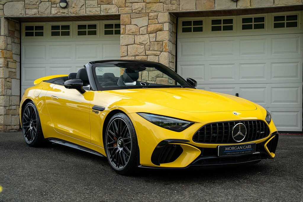 Mercedes-Benz SL Class Convertible White #2