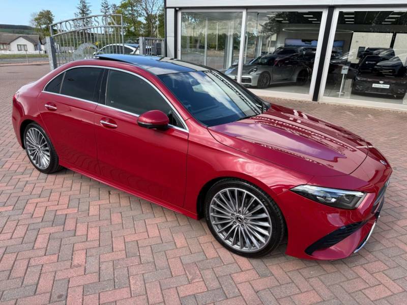 Mercedes-Benz A Class A180 Amg Line Premium Plus Saloon - 2023 23 SW23VPN Red #2