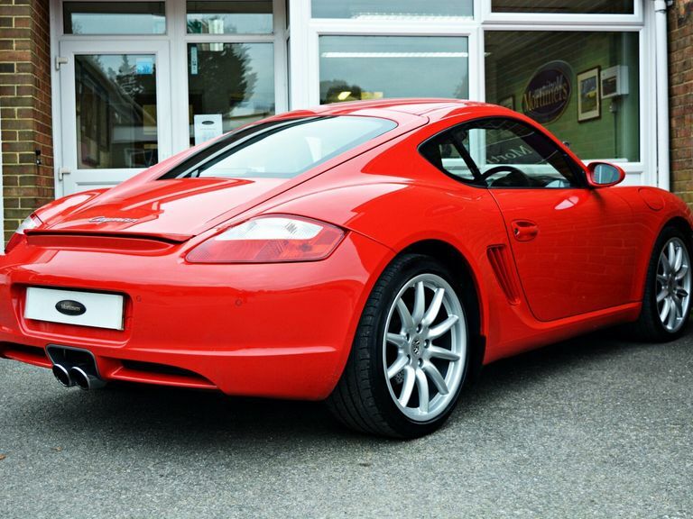 Porsche Cayman Coupe White #14
