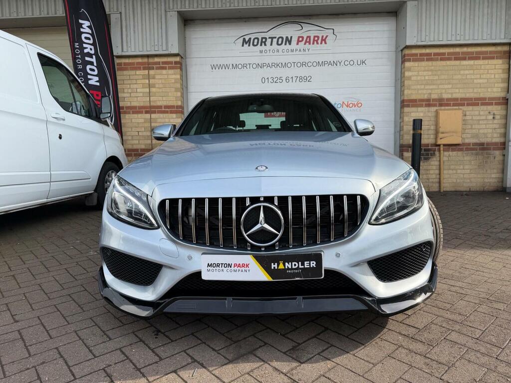 Mercedes-Benz C Class Saloon 2.1 C220d Amg Line Premium 7G-tronic Eur SN65XUG Silver #2