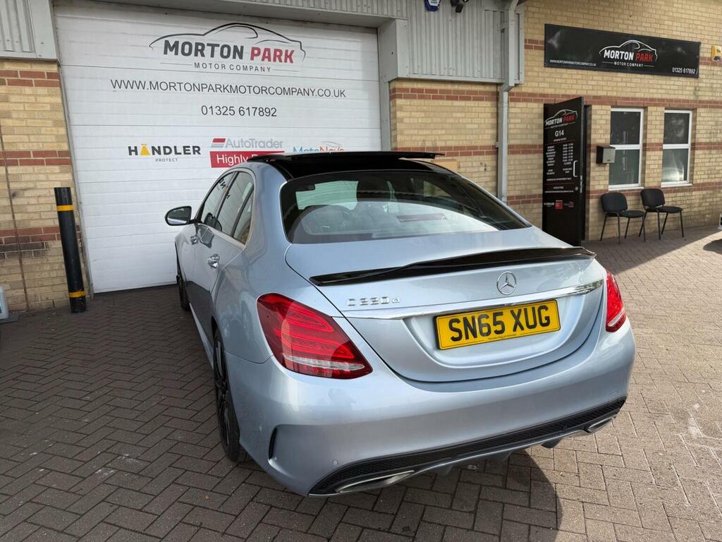 Mercedes-Benz C Class Saloon 2.1 C220d Amg Line Premium 7G-tronic Eur SN65XUG Silver #5