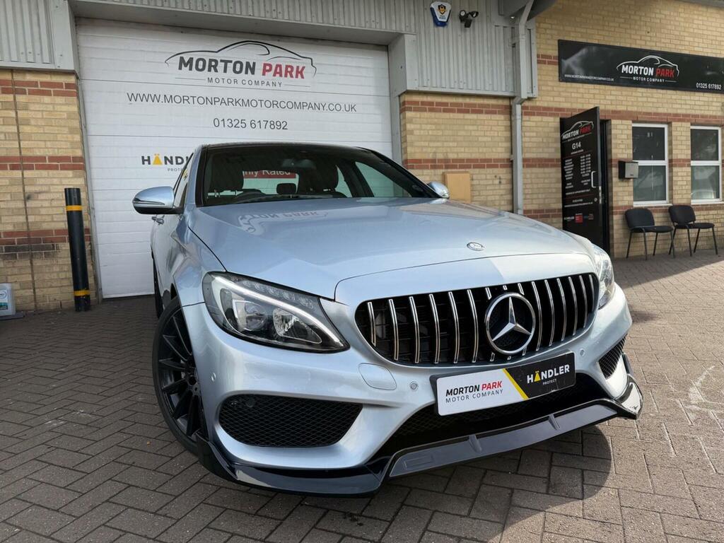 Mercedes-Benz C Class Saloon 2.1 C220d Amg Line Premium 7G-tronic Eur SN65XUG Silver #6