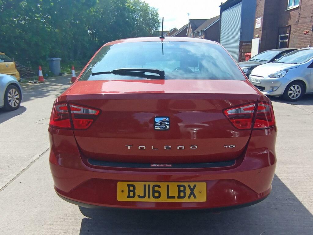 Seat Toledo 1.6 Tdi Ecomotive Style Advanced Euro 6 Ss Red #6