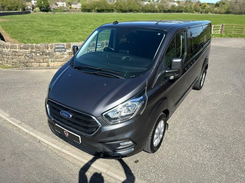 Ford Transit Custom 2.0 300 Ecoblue Limited Crew Van L2 H1 Euro 6 HT70KFG Grey #5