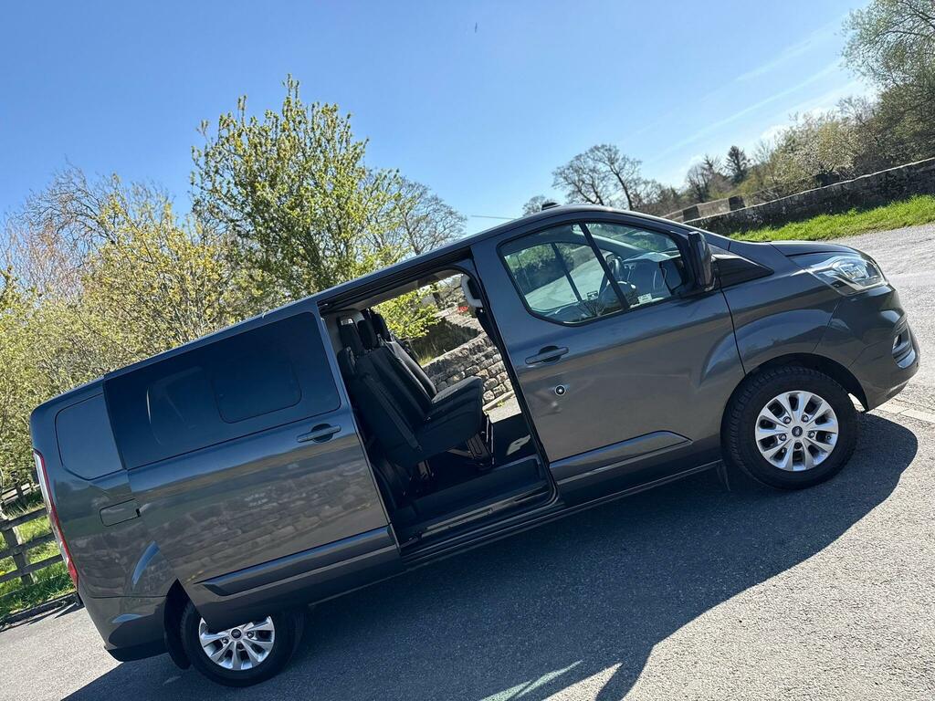 Ford Transit Custom 2.0 300 Ecoblue Limited Crew Van L2 H1 Euro 6 HT70KFG Grey #6