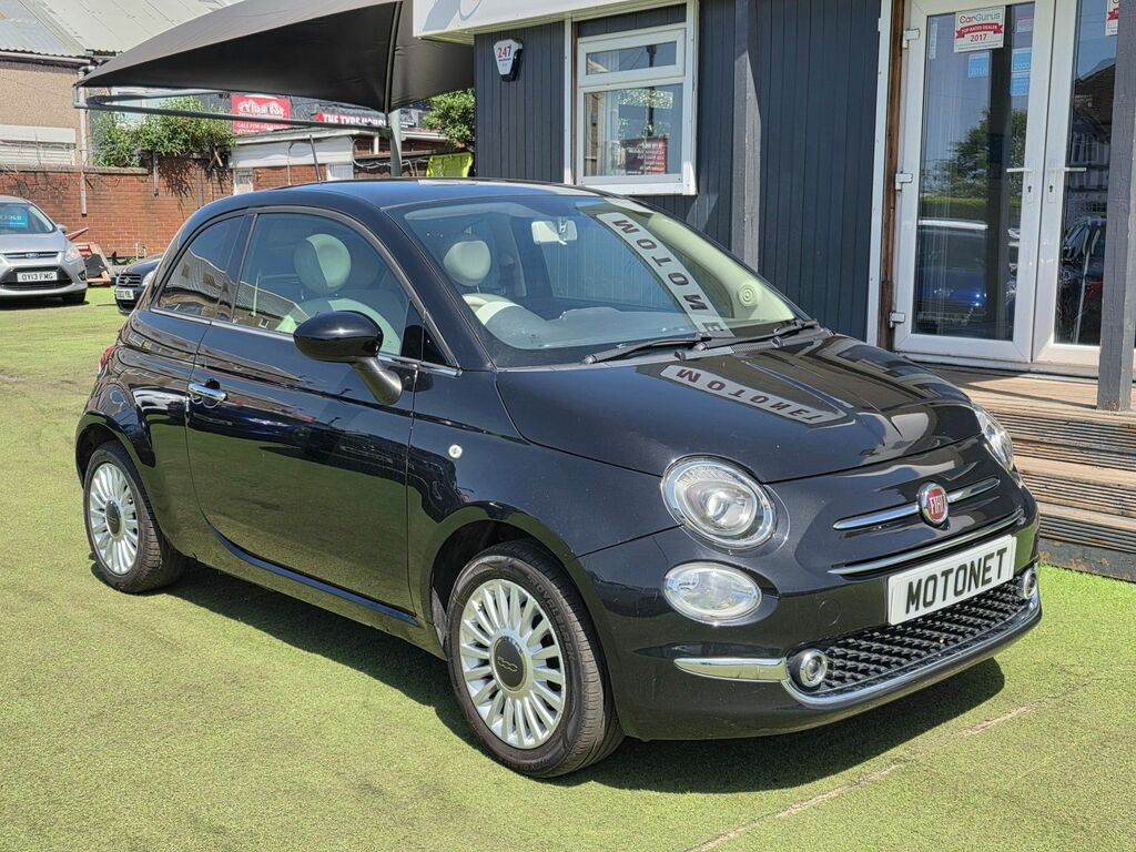 Fiat 500 1.2 Lounge Hatchback Dualogic Euro 6 S Black