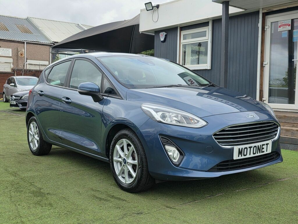 Ford Fiesta 1.0T Ecoboost Gpf Zetec Hatchback Manua KL68VFE Blue #4