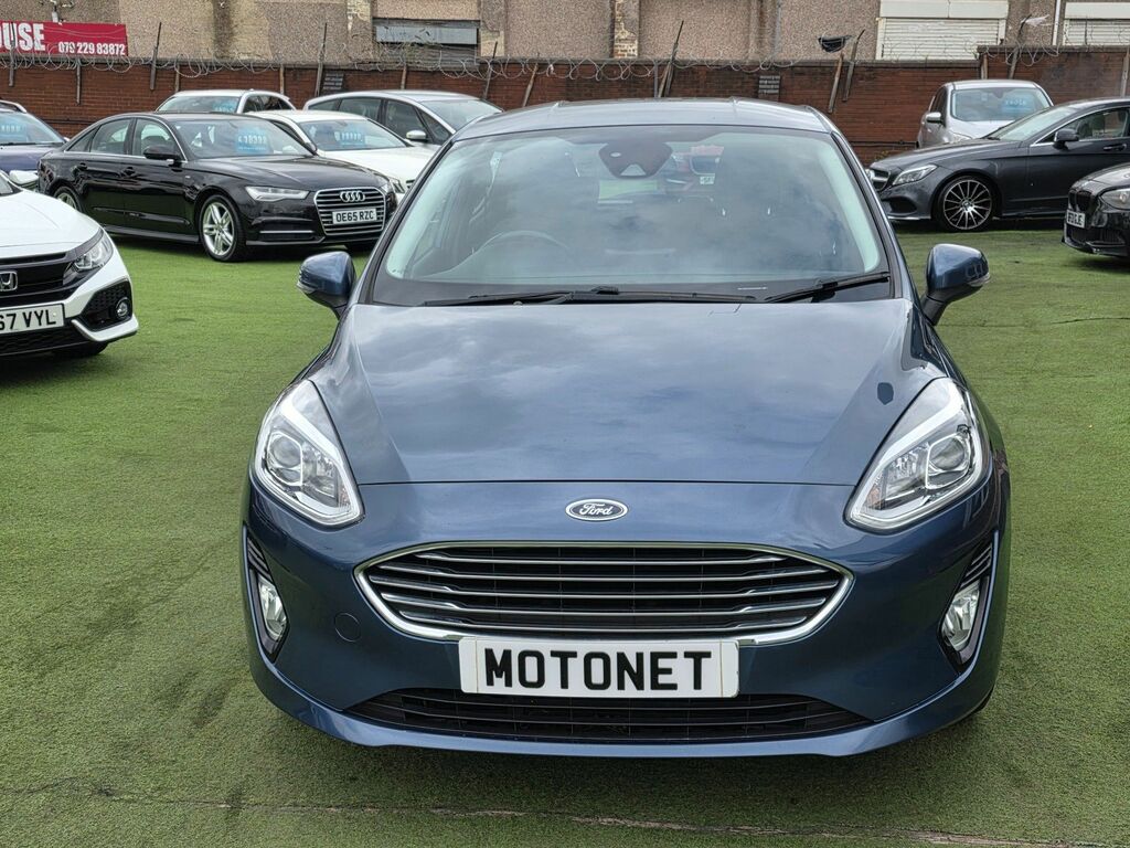 Ford Fiesta 1.0T Ecoboost Gpf Zetec Hatchback Manua KL68VFE Blue #5