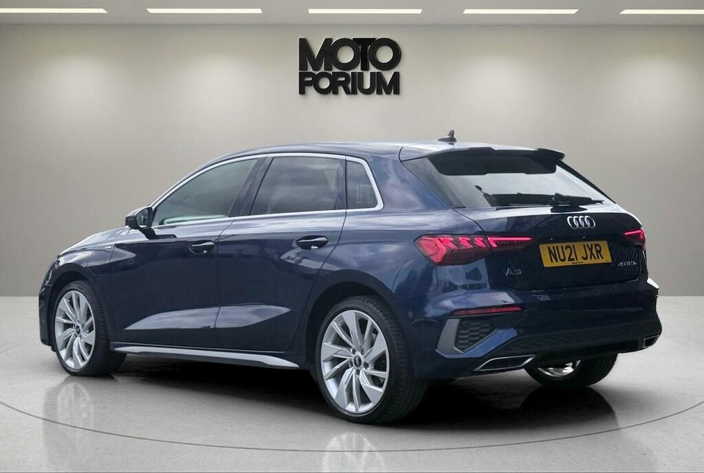 Audi A3 Hatchback 1.4 Tfsie 40 S Line Sportback S Tronic E NU21JXR Blue #5