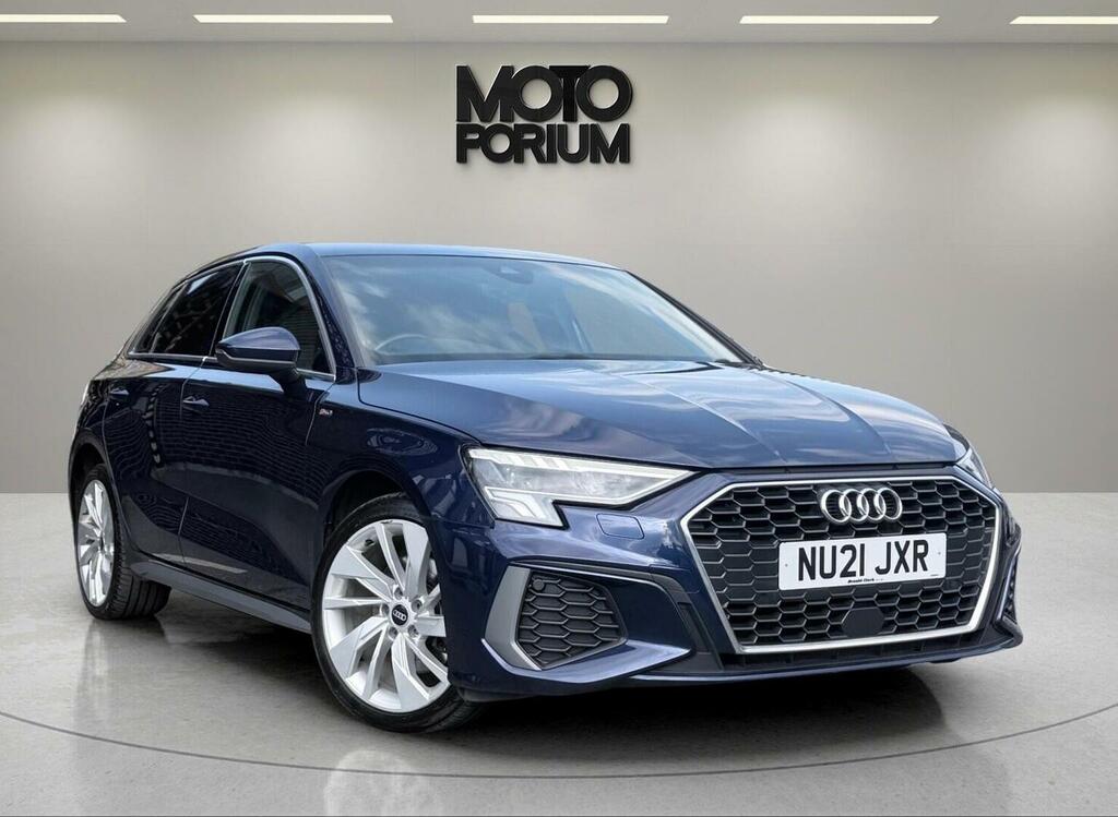 Audi A3 Hatchback 1.4 Tfsie 40 S Line Sportback S Tronic E NU21JXR Blue #6