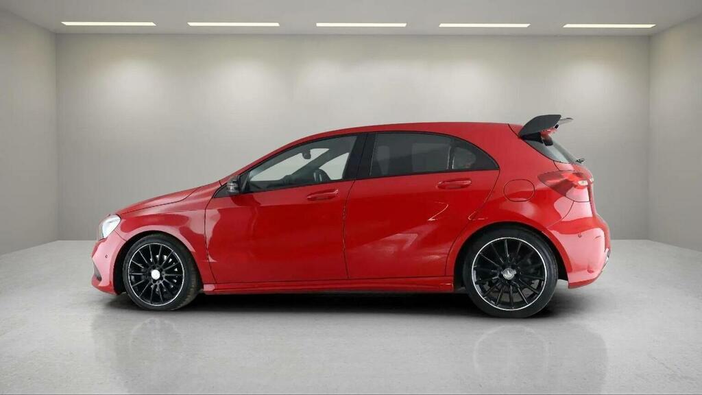 Mercedes-Benz A Class Hatchback 2.1 A200d Amg Line Premium Plus 7G-dct BG66KJJ Red #4