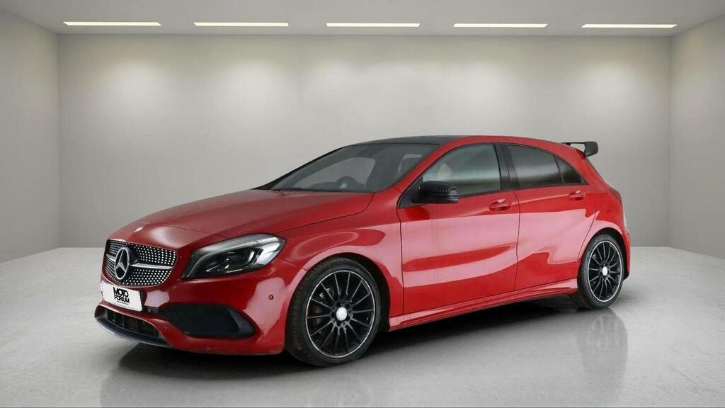 Mercedes-Benz A Class Hatchback 2.1 A200d Amg Line Premium Plus 7G-dct BG66KJJ Red #2