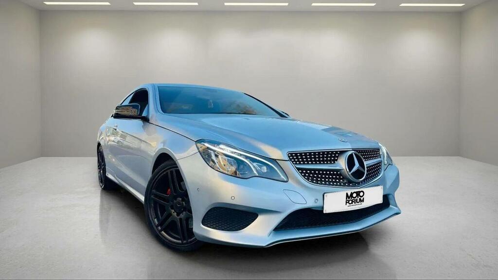 Mercedes-Benz E Class Coupe 2.1 E220 Cdi Amg Sport G-tronic Euro 5 Ss Silver