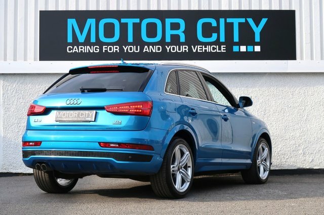 Audi Q3 2.0 Tdi S Line Plus Suv S Tronic Quattr SS16OJB Blue #3