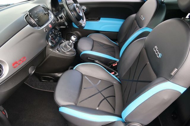 Fiat 500 1.2 S Hatchback Euro 6 S S 69 WA19UVB Blue #6