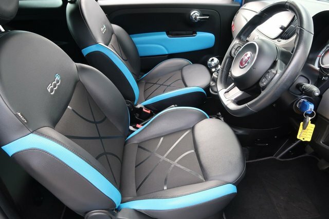 Fiat 500 1.2 S Hatchback Euro 6 S S 69 WA19UVB Blue #4