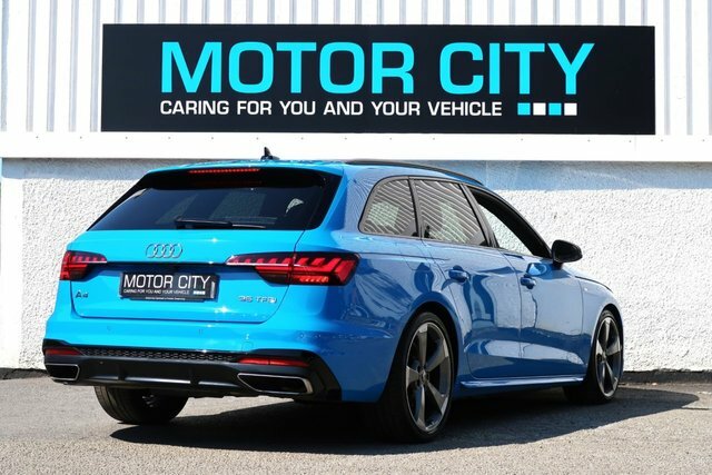 Audi A4 Avant 2.0 Tfsi 35 Black Edition Estate S Tron KS21LMU Blue #4
