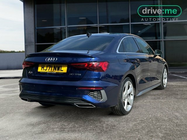 Audi A3 1.0 Tfsi 30 S Line Saloon S Tronic Euro HJ71NWL Blue #5