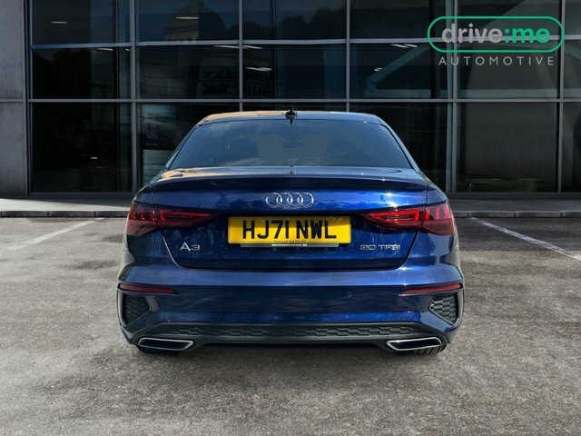 Audi A3 1.0 Tfsi 30 S Line Saloon S Tronic Euro HJ71NWL Blue #4