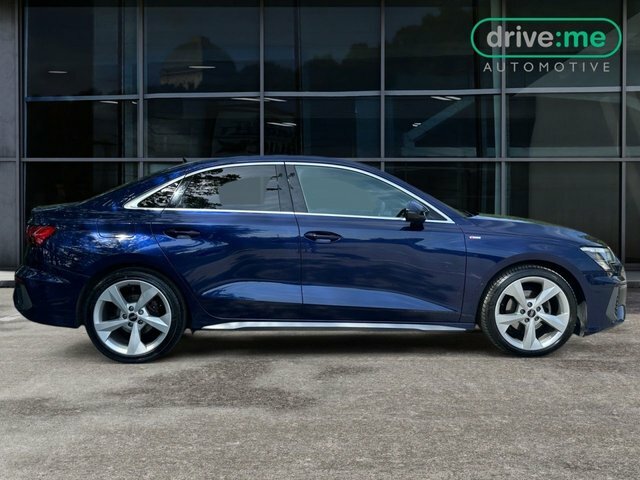Audi A3 1.0 Tfsi 30 S Line Saloon S Tronic Euro HJ71NWL Blue #6