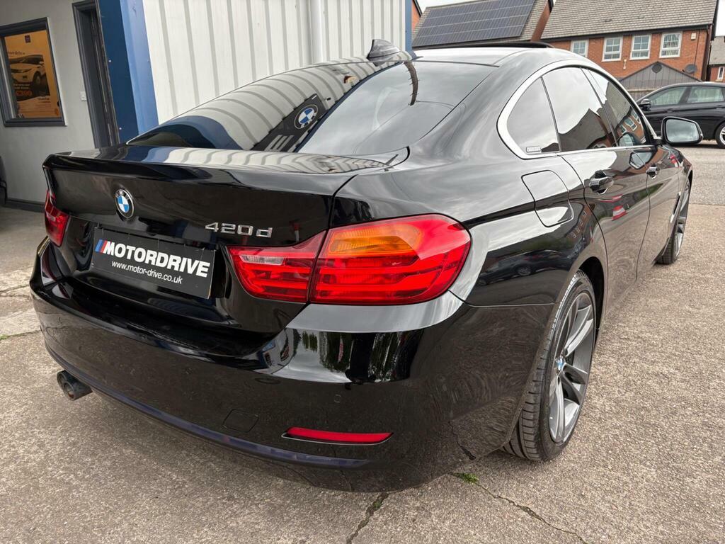 BMW 4 Series Gran Coupe 2.0 420D Sport Euro 6 S S Black #2