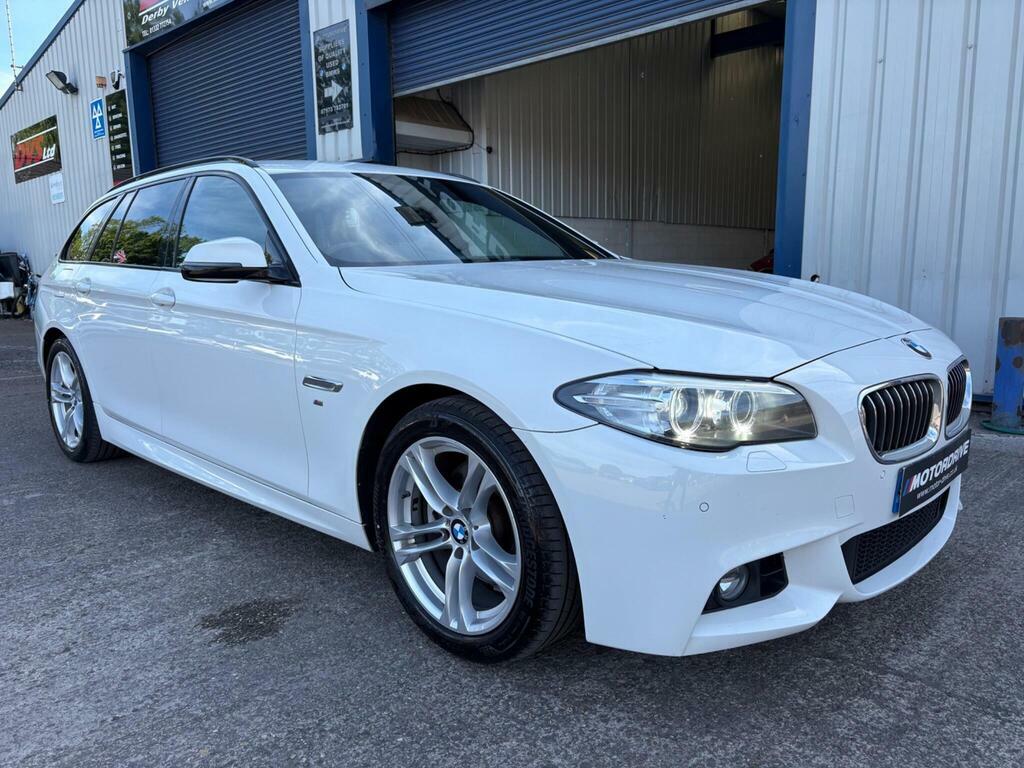 BMW 5 Series 2.0 520D M Sport Touring Euro 6 S S White