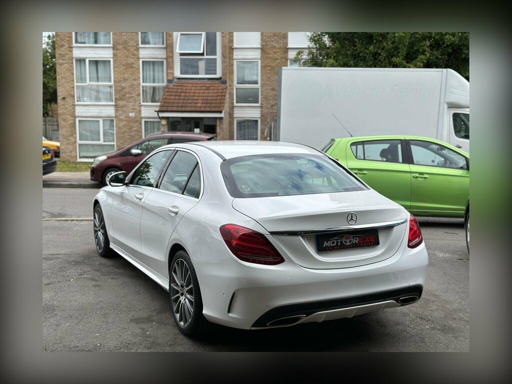 Mercedes-Benz C Class 2.0 C200 Amg Line 7G-tronic Euro 6 Ss WA15RXG White #5