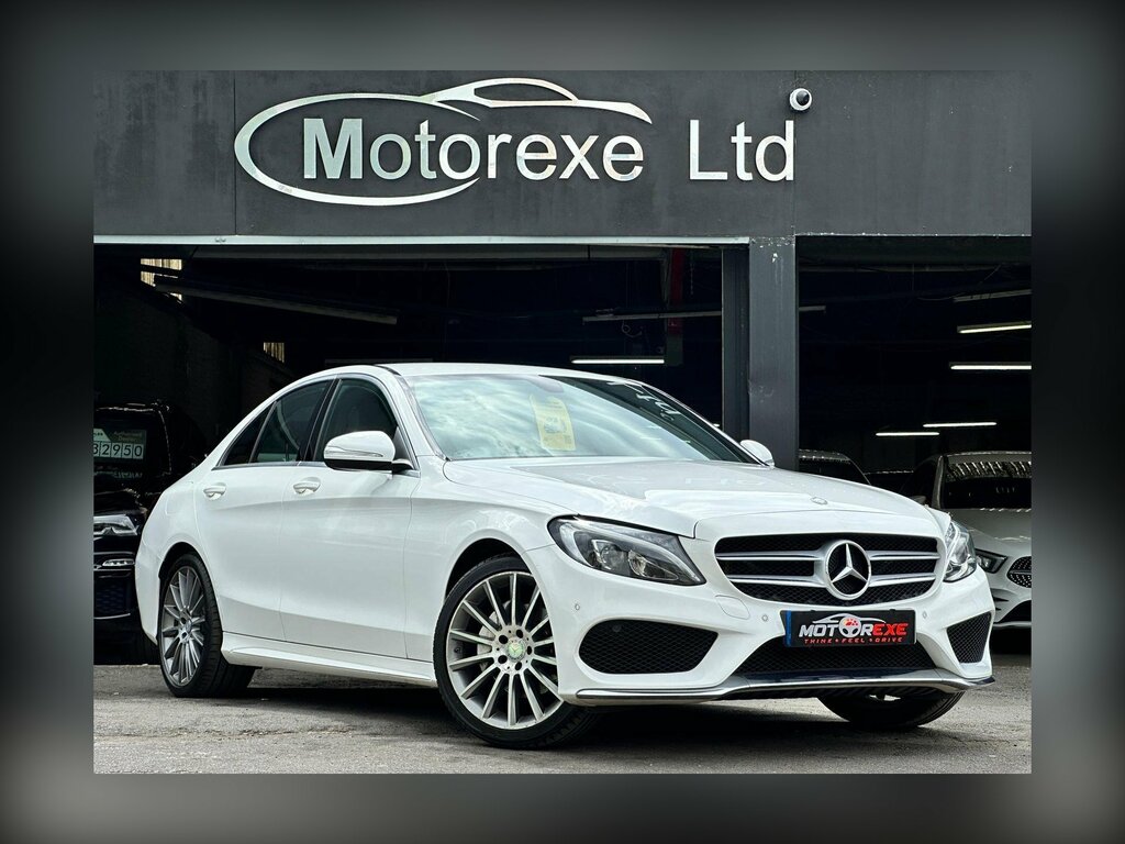 Mercedes-Benz C Class 2.0 C200 Amg Line 7G-tronic Euro 6 Ss White