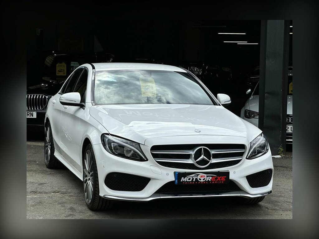 Mercedes-Benz C Class 2.0 C200 Amg Line 7G-tronic Euro 6 Ss WA15RXG White #2