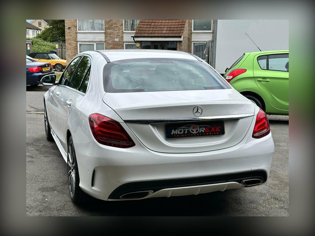 Mercedes-Benz C Class 2.0 C200 Amg Line 7G-tronic Euro 6 Ss WA15RXG White #6