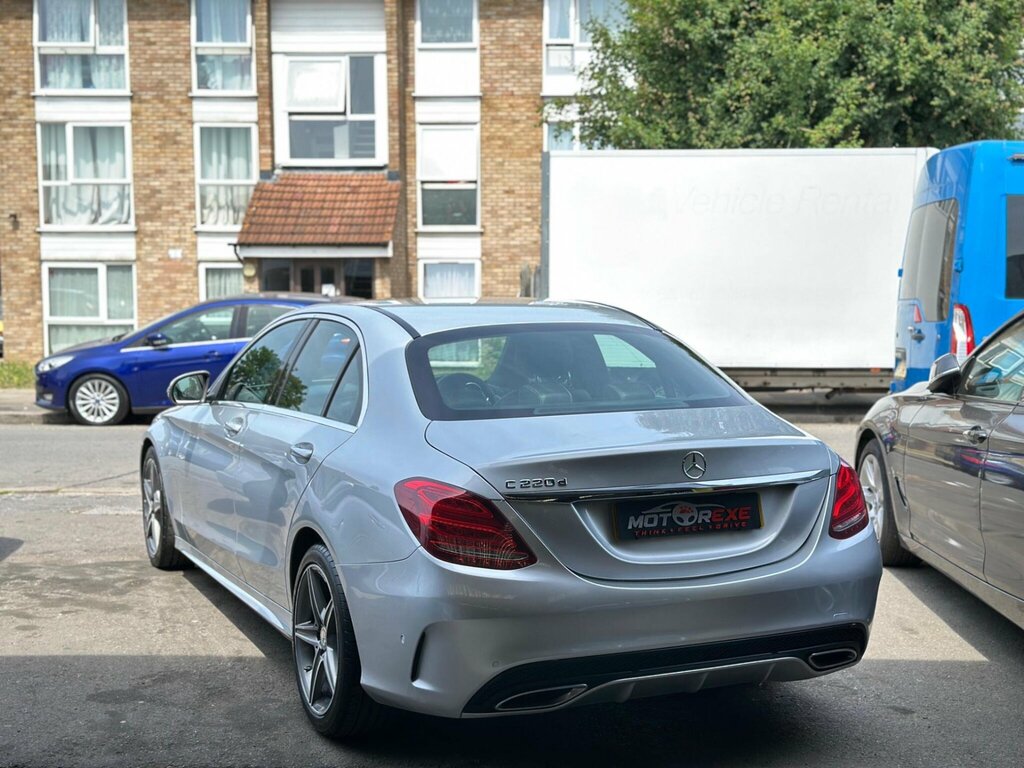 Mercedes-Benz C Class 2.1 C220d Amg Line 7G-tronic Euro 6 Ss FP65CDN Silver #6