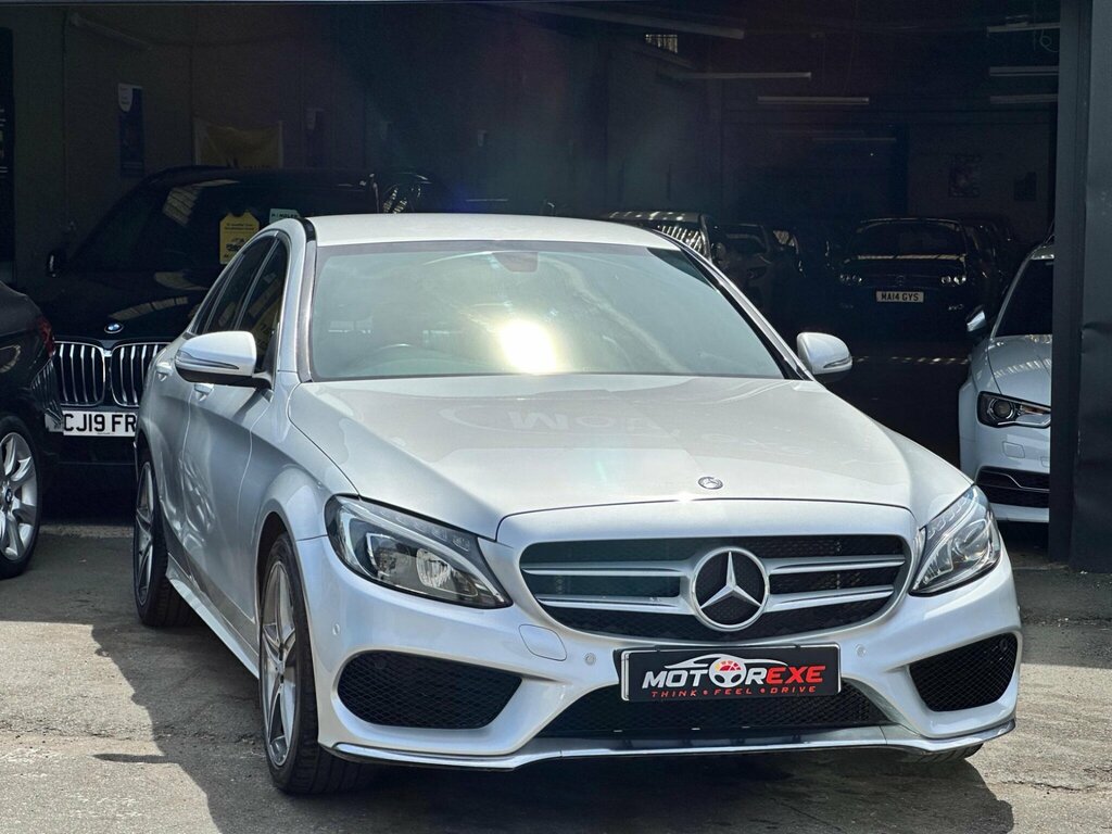 Mercedes-Benz C Class 2.1 C220d Amg Line 7G-tronic Euro 6 Ss FP65CDN Silver #2