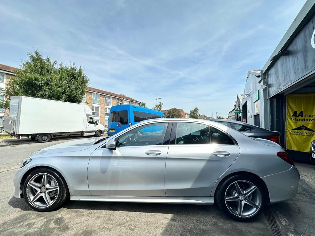 Mercedes-Benz C Class 2.1 C220d Amg Line 7G-tronic Euro 6 Ss FP65CDN Silver #5