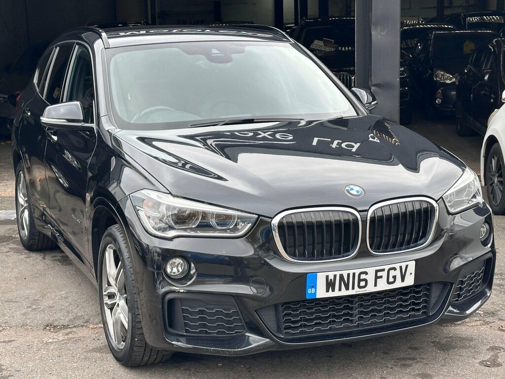BMW X1 2.0 18D M Sport Sdrive Euro 6 Ss WN16FGV Black #2