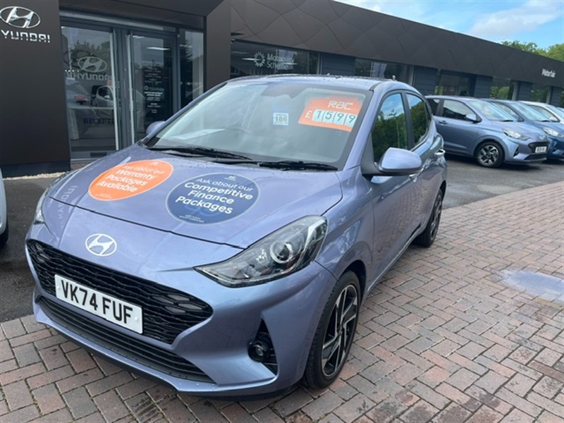 Hyundai I10 1.2 Premium Hatchback Euro 6 S Blue #3