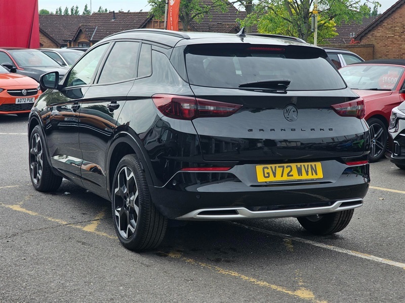 Vauxhall Grandland 1.2 Turbo Ultimate Suv Euro 6 S GV72WVN Black #5