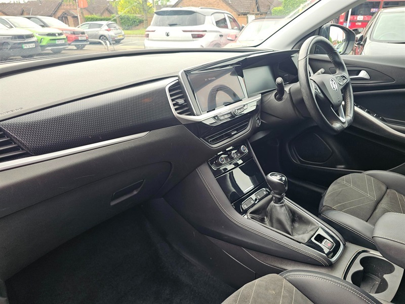 Vauxhall Grandland 1.2 Turbo Ultimate Suv Euro 6 S GV72WVN Black #4
