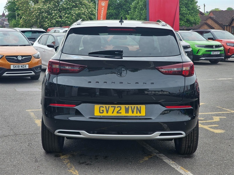 Vauxhall Grandland 1.2 Turbo Ultimate Suv Euro 6 S GV72WVN Black #6