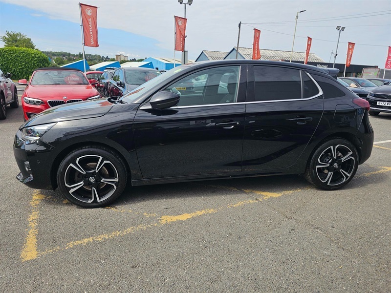 Vauxhall Corsa 1.2 Turbo Ultimate Hatchback Euro YA72MWM Black #3