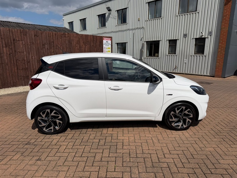 Hyundai I10 1.0 T-gdi N Line Hatchback Euro WK23SUY White #2