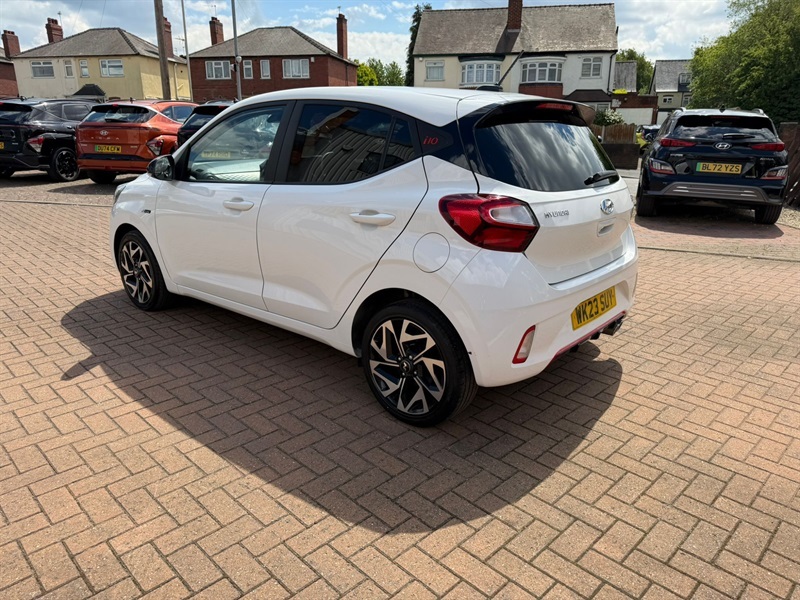 Hyundai I10 1.0 T-gdi N Line Hatchback Euro WK23SUY White #6