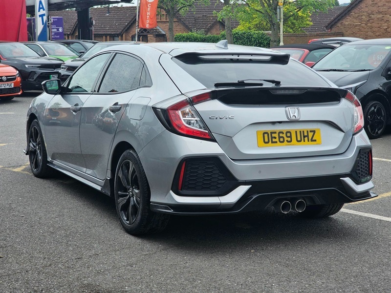 Honda Civic 1.5 Vtec Turbo Gpf Sport Plus Hatchback OE69UHZ Silver #4
