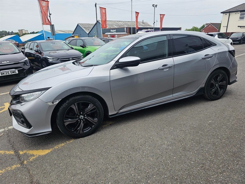 Honda Civic 1.5 Vtec Turbo Gpf Sport Plus Hatchback OE69UHZ Silver #3