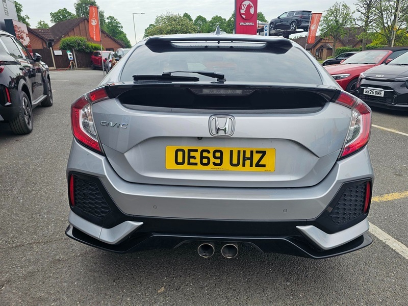 Honda Civic 1.5 Vtec Turbo Gpf Sport Plus Hatchback OE69UHZ Silver #5