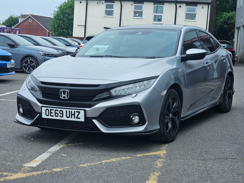 Honda Civic 1.5 Vtec Turbo Gpf Sport Plus Hatchback OE69UHZ Silver #2