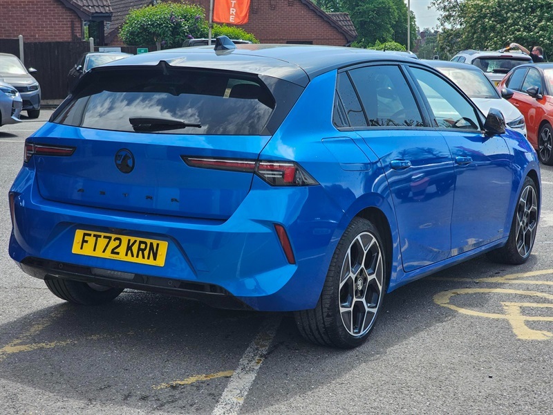 Vauxhall Astra 1.2 Turbo Ultimate Hatchback Eur FT72KRN Blue #6
