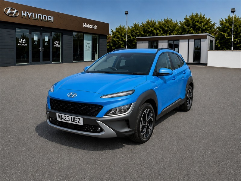 Hyundai Kona 1.0 T-gdi Mhev Premium Suv Hybrid Manua Blue